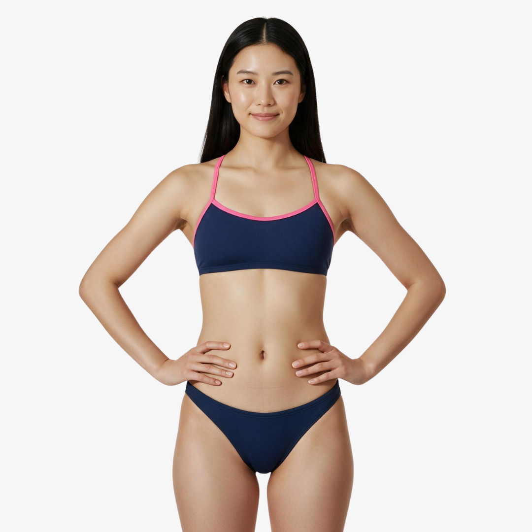 Haut de bikini dos nu Cobalt par Norca