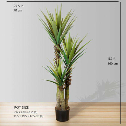 Plante en pot artificielle Oca Century 160 cm