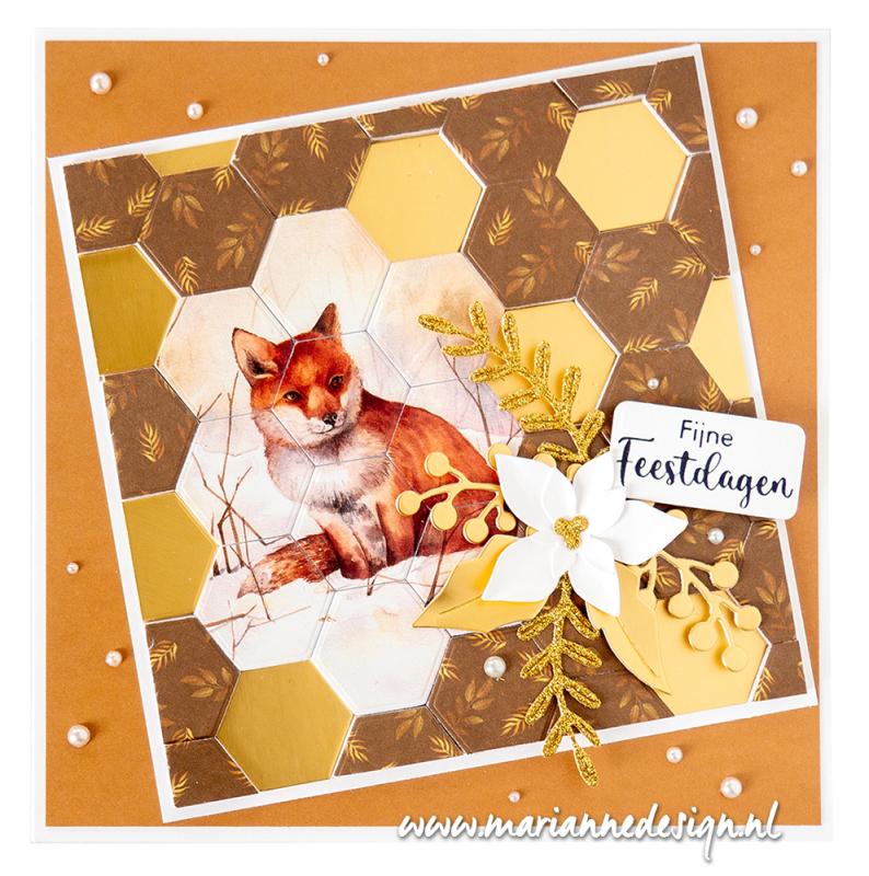 Matrice de découpe Marianne Design Craftables - Pixel Hexagon