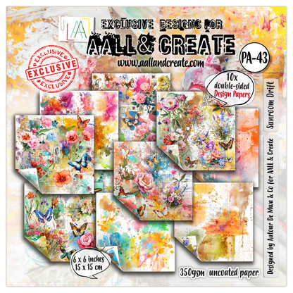 AALL and Create - Papier de création 6x6 - Sunroom Drift