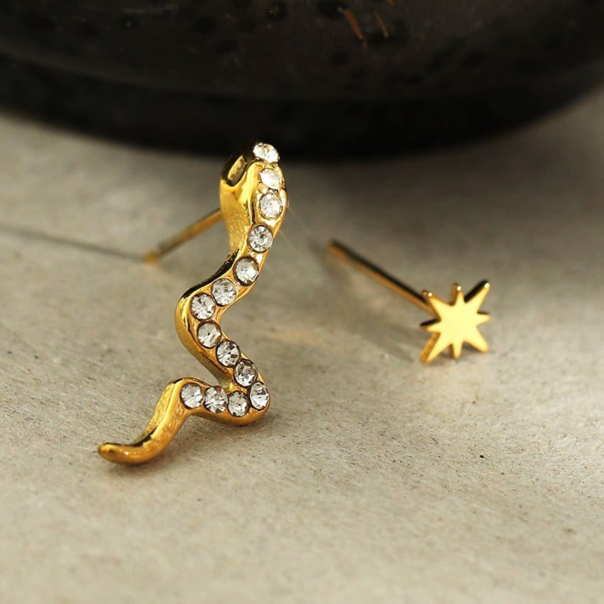 GAHIJI Lot de 2 paires de boucles d'oreilles clous