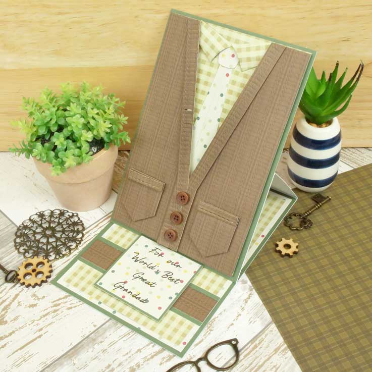 Bloc de papier Costumes, gilets et chemises 8 po x 8 po