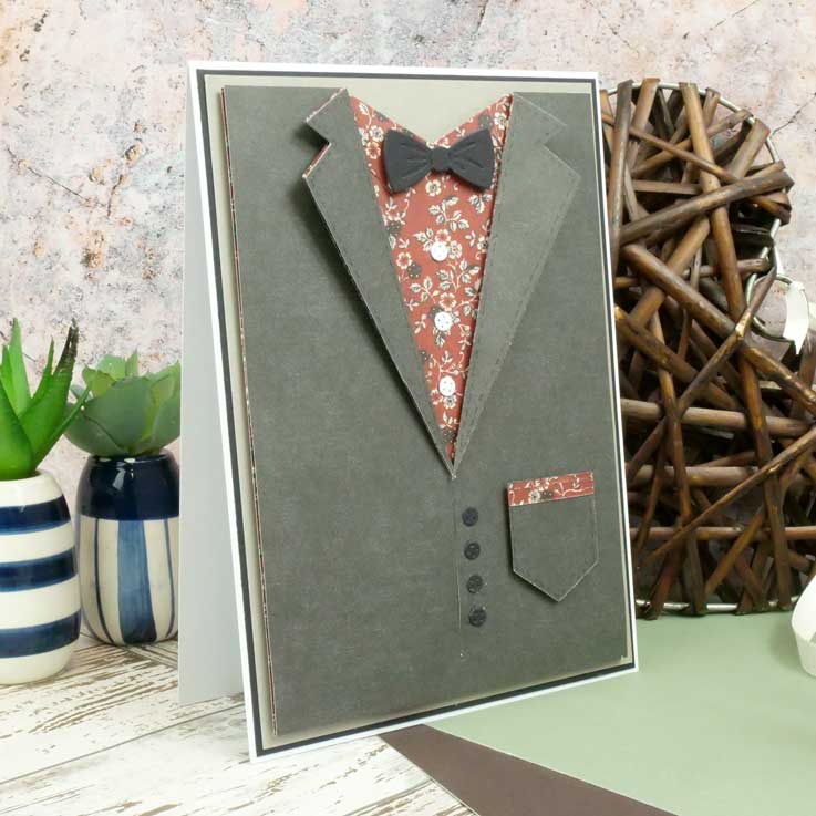 Bloc de papier Costumes, gilets et chemises 8 po x 8 po