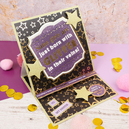 Kit de décorations pour cartes Hunkydory Humour Luxury