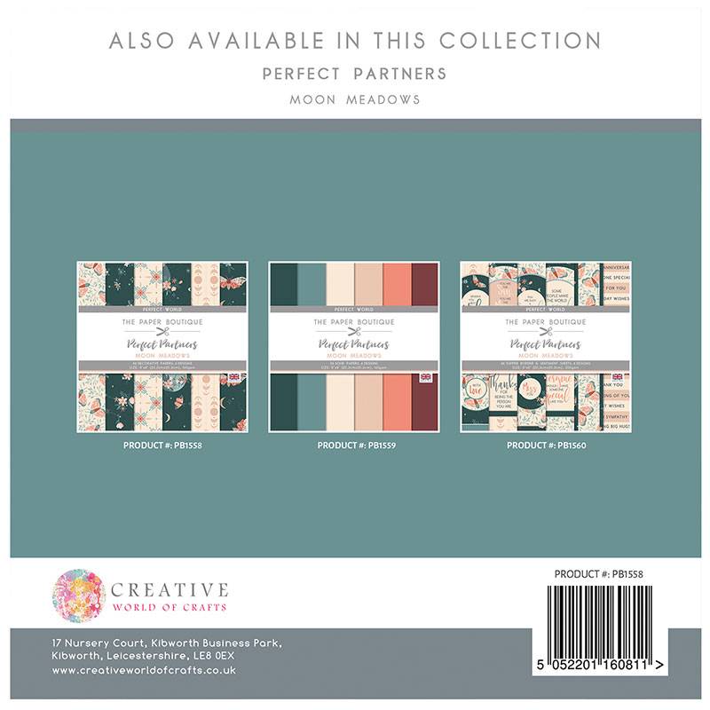 The Paper Boutique Perfect Partners - Prairie lunaire 8x8 Motifs floraux
