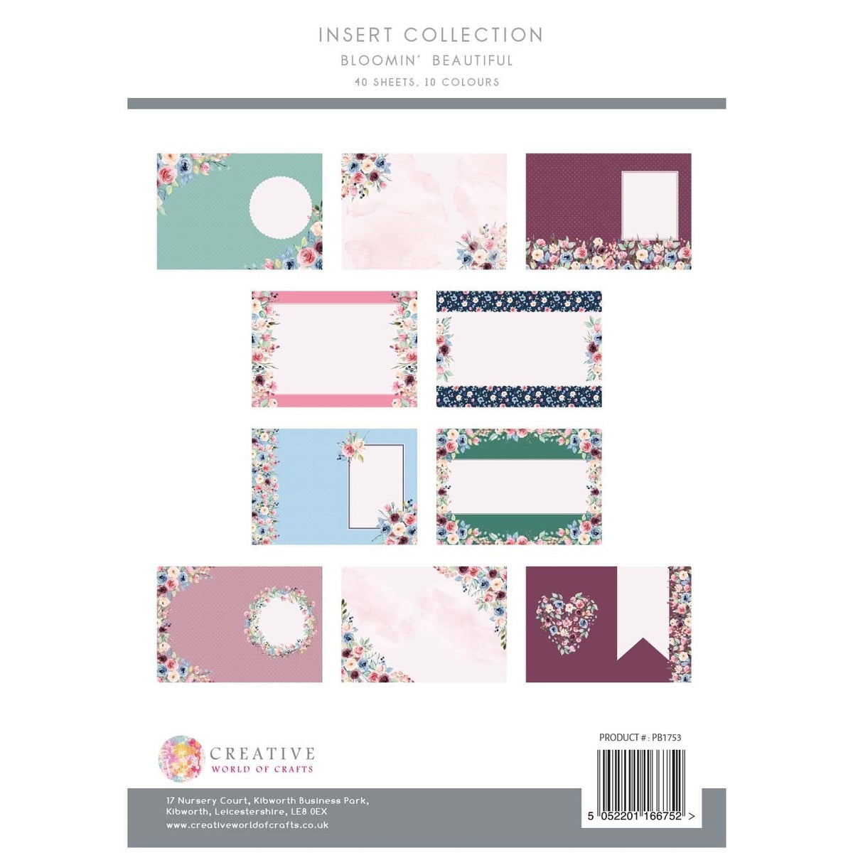 The Paper Boutique Collection d'inserts Bloomin' Beautiful