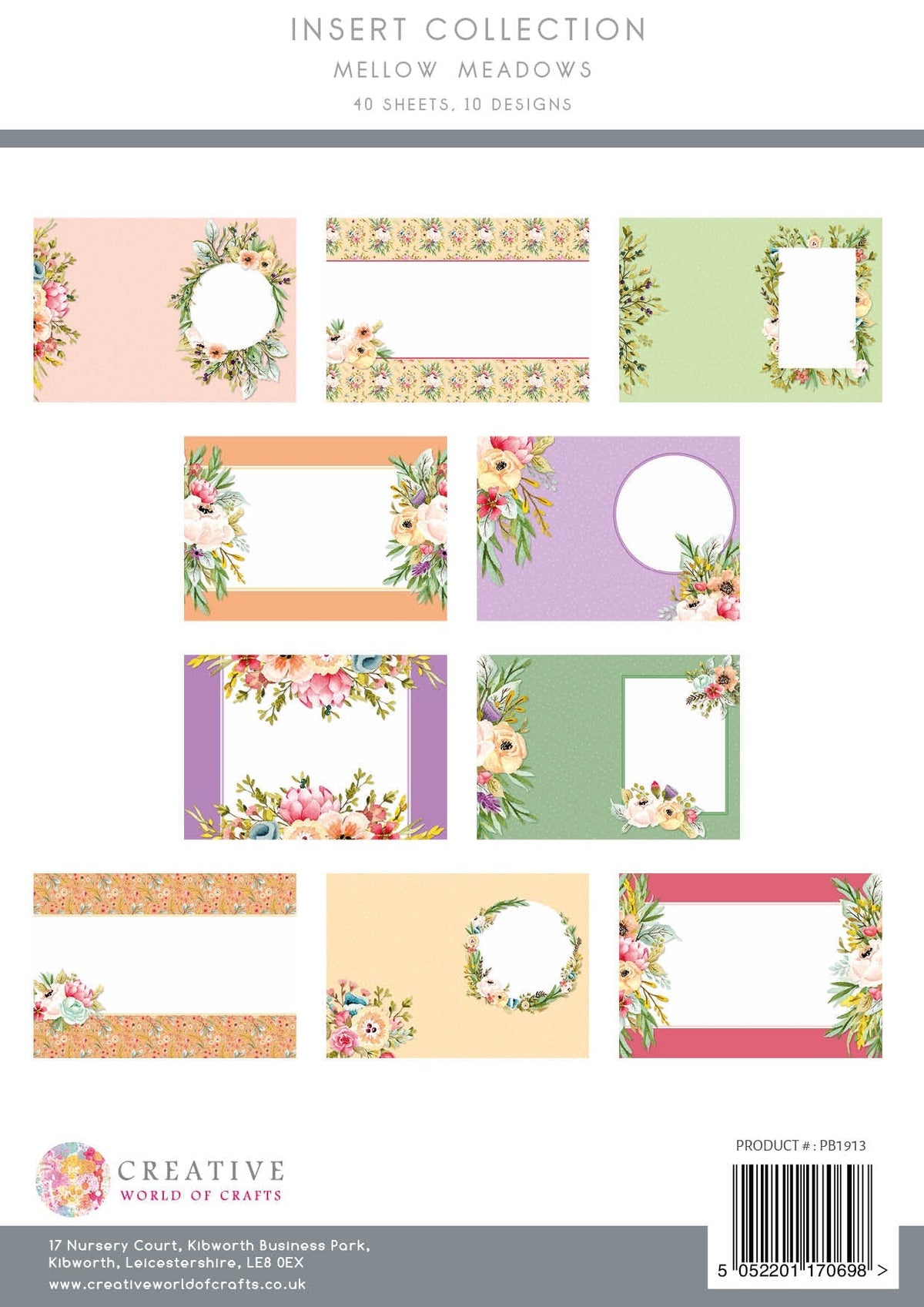 The Paper Boutique Collection d'Inserts Mellow Meadows