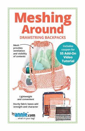 By Annies - Meshing Around Drawstring Back Pack