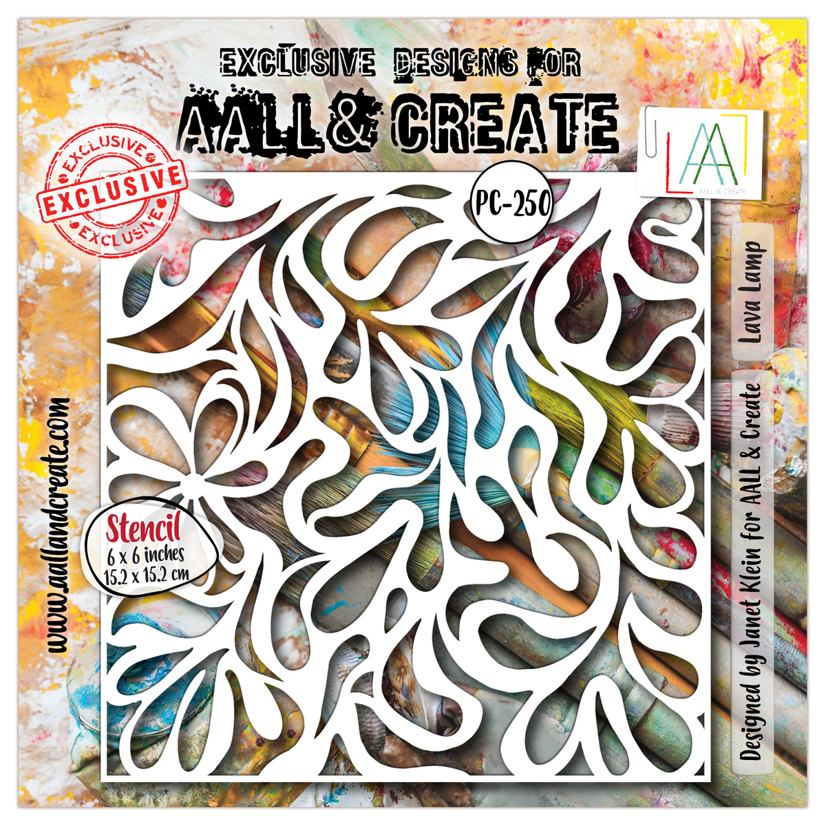 AALL and Create - Pochoir 6" x 6" - Lampe à Lave