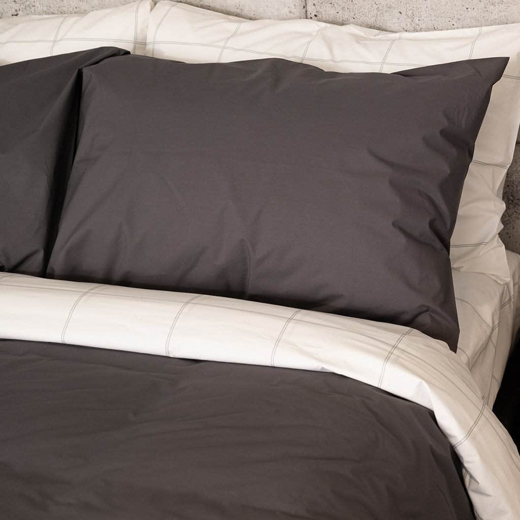Housse de couette en percale de coton bio Essential
