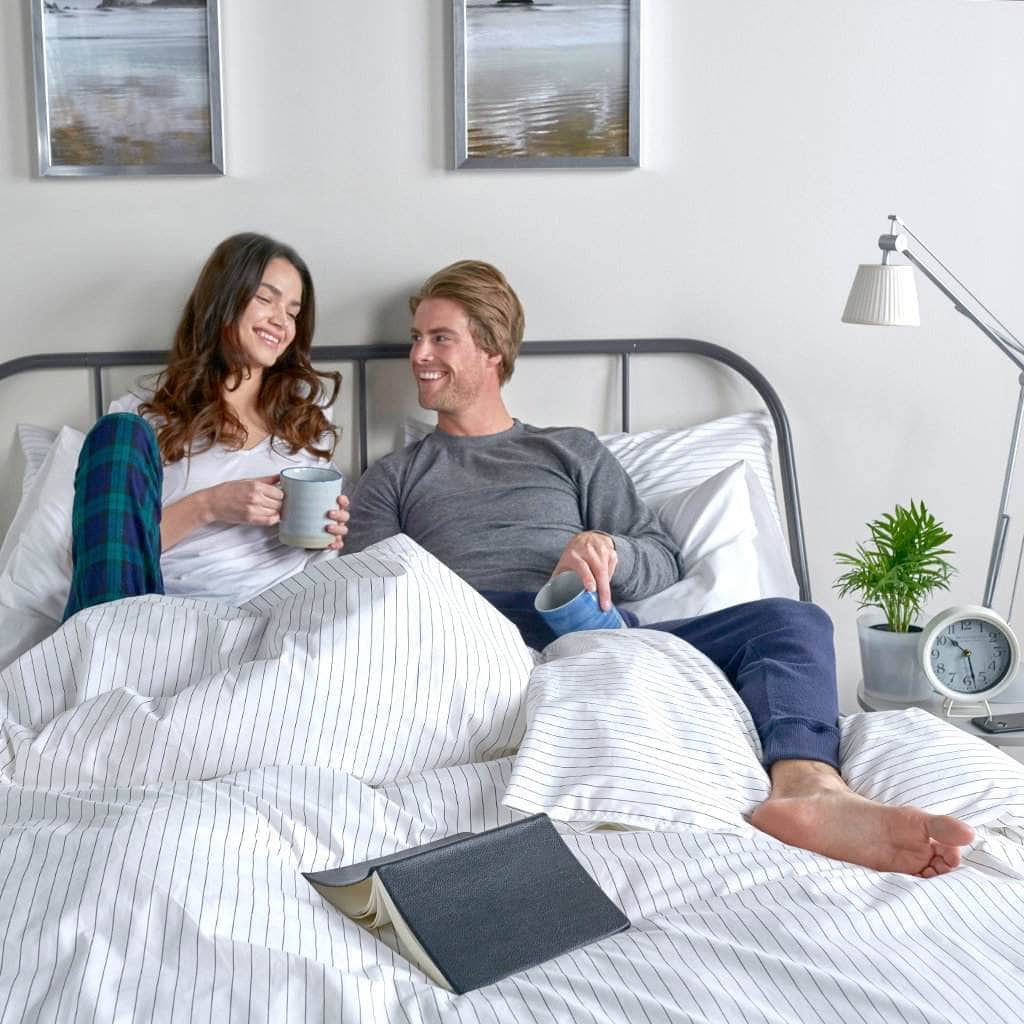 Housse de couette en percale de coton bio Essential