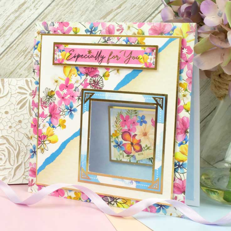 Inserts et papiers Fleurs pressées