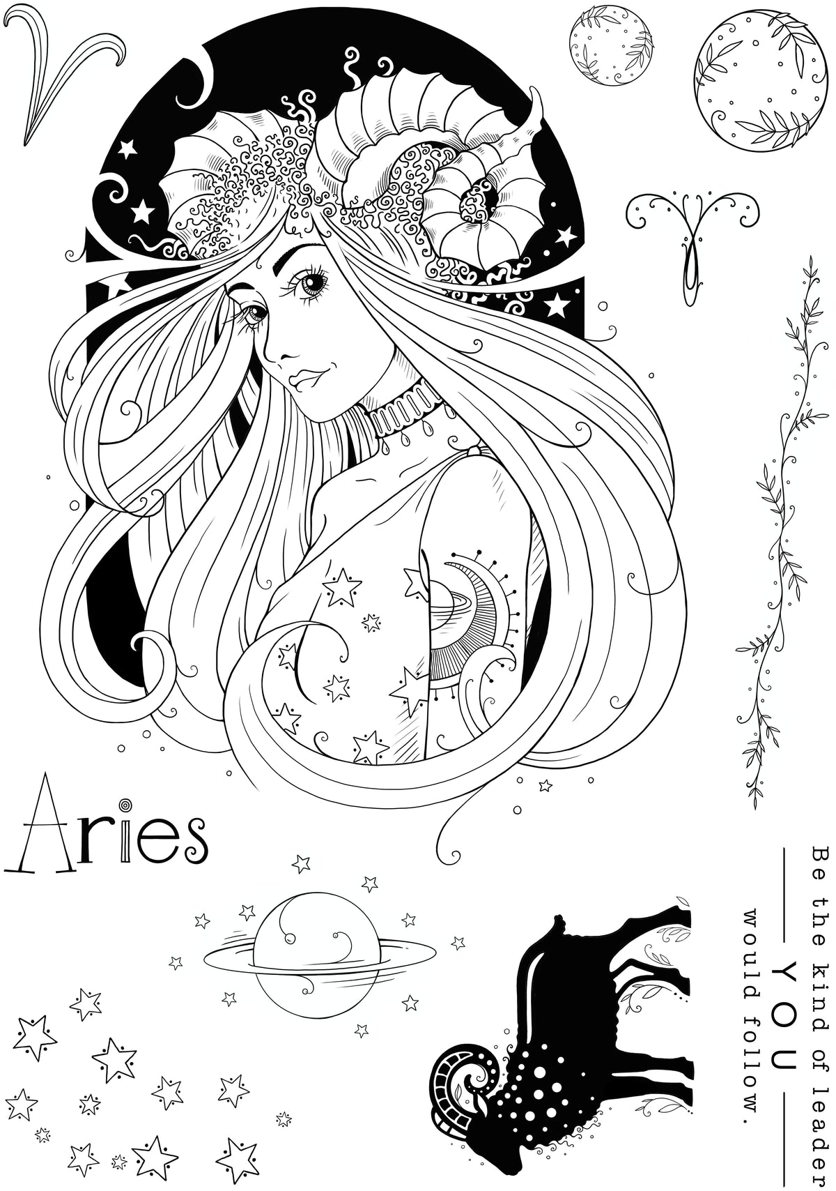 Pink Ink Designs Aries Pionnier Lot de Tampons Transparents 6 po x 8 po