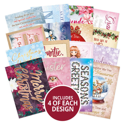 Dites-le avec style en couleur - Vœux de Noël pour elle