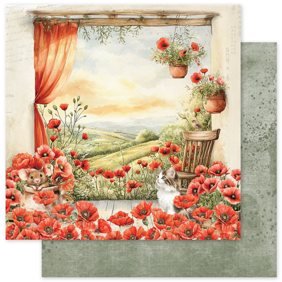 Poppy Garden 12x12 Paper Collection 34620