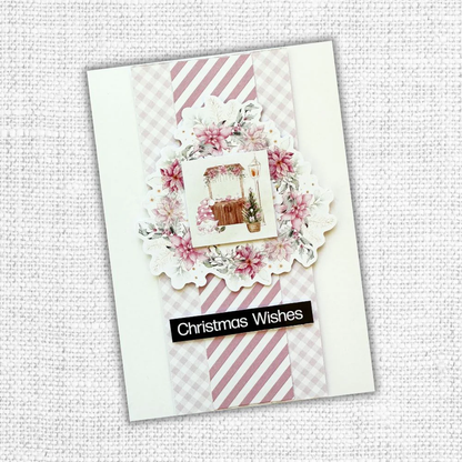 Découpes gaufrées Fleurs Friandises de Noël 31226