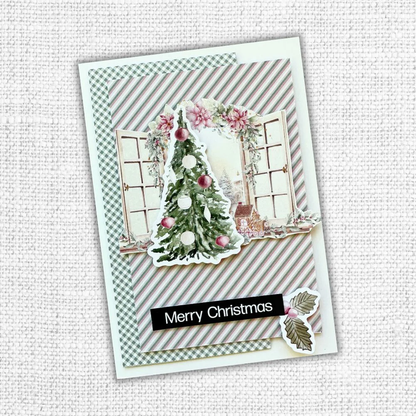 Découpes gaufrées Fleurs Friandises de Noël 31226