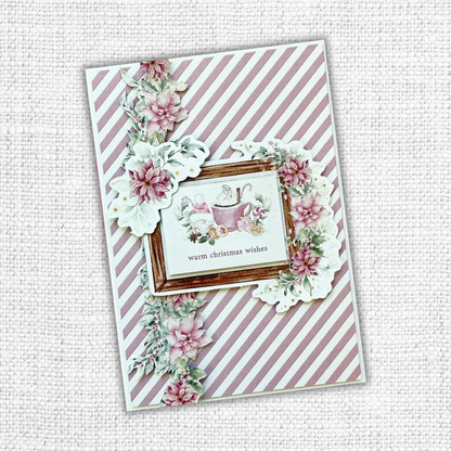 Découpes gaufrées Fleurs Friandises de Noël 31226