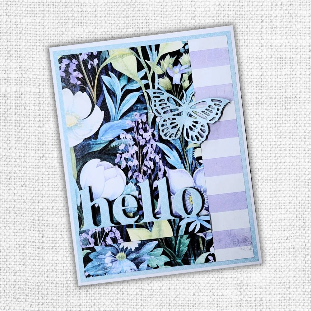 Matrices de coupe en métal "Hello Border Word" 31959