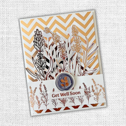 Lavender & Roses - Rose Gold Foil 12x12 Paper Collection 32196