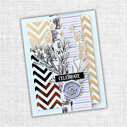 Lavender & Roses - Rose Gold Foil 6x6 Paper Collection 32217
