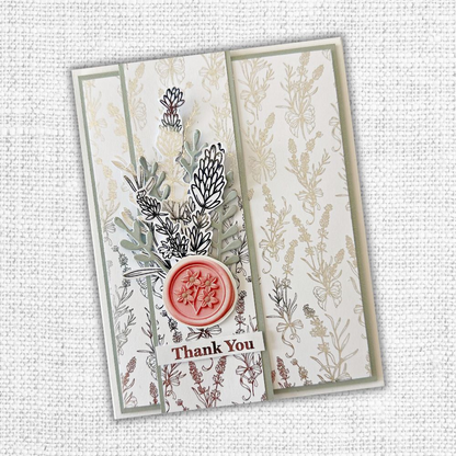 Lavender & Roses - Silver Foil 6x6 Paper Collection 32265