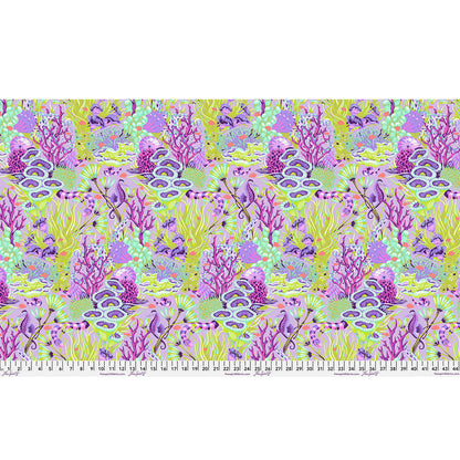 Tula Pink - Floral Reef - Reef What You Sew - Ultraviolet - PWTP264.ULTRAVIOLET