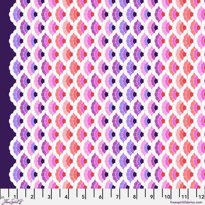 Tula Pink - Floral Reef - Aquatic Lace - Ultraviolet - PWTP269.ULTRAVIOLET