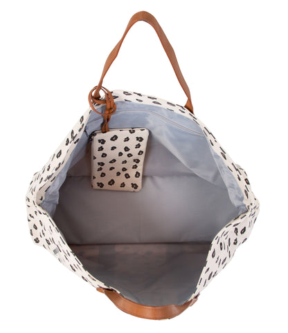 Sac familial imprimé léopard audacieux