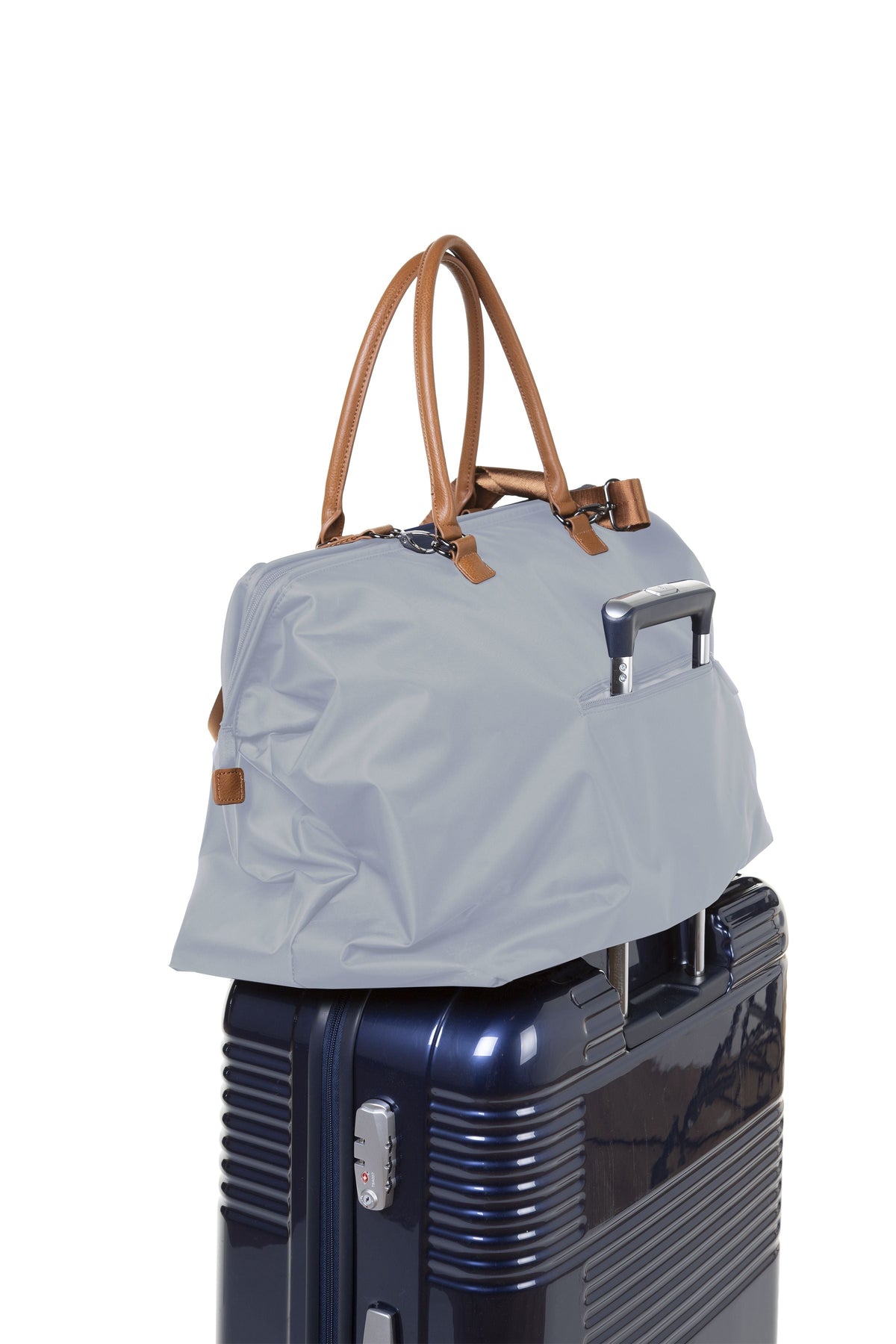 Sac à Langer Gris Élégant