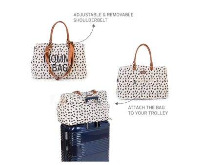 Sac à langer imprimé léopard audacieux
