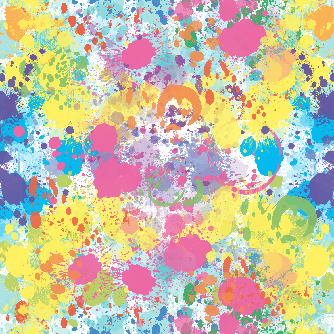 Motif d'éclaboussures de peinture pastel HTV Craft