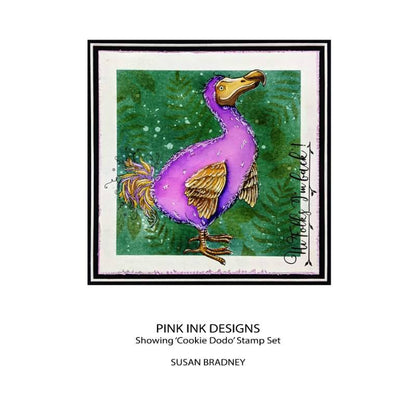 Tampons transparents Pink Ink Designs Cookie Dodo 6 po x 8 po