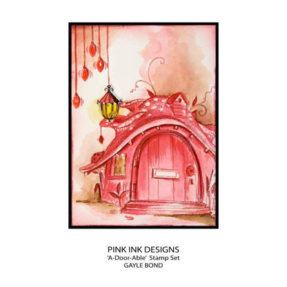 Pink Ink Designs A-Door-Able Lot de tampons transparents 6 po x 8 po