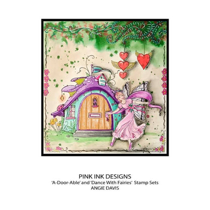 Pink Ink Designs A-Door-Able Lot de tampons transparents 6 po x 8 po