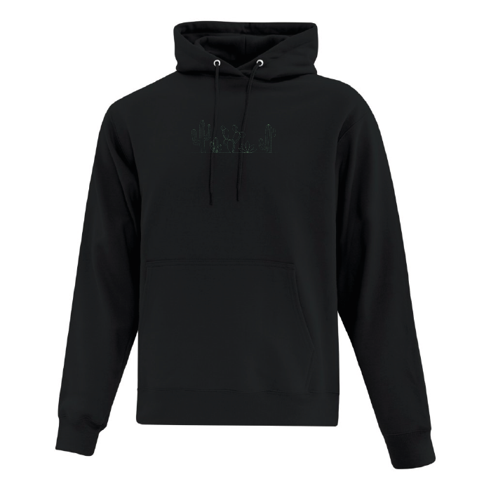Sweat à capuche Cactus brodé
