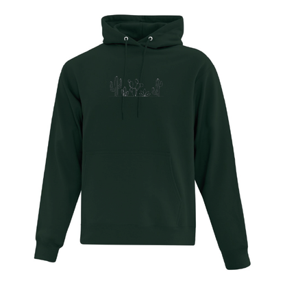 Sweat à capuche Cactus brodé