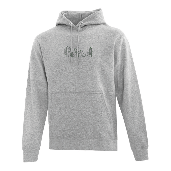 Sweat à capuche Cactus brodé