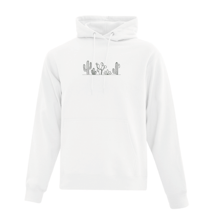 Sweat à capuche Cactus brodé