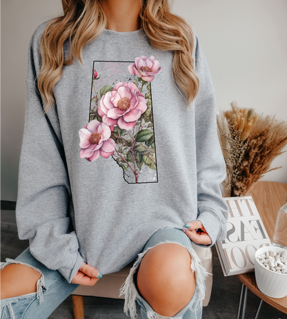 Wild Rose Province Unisex Crewneck | Alberta Apparel