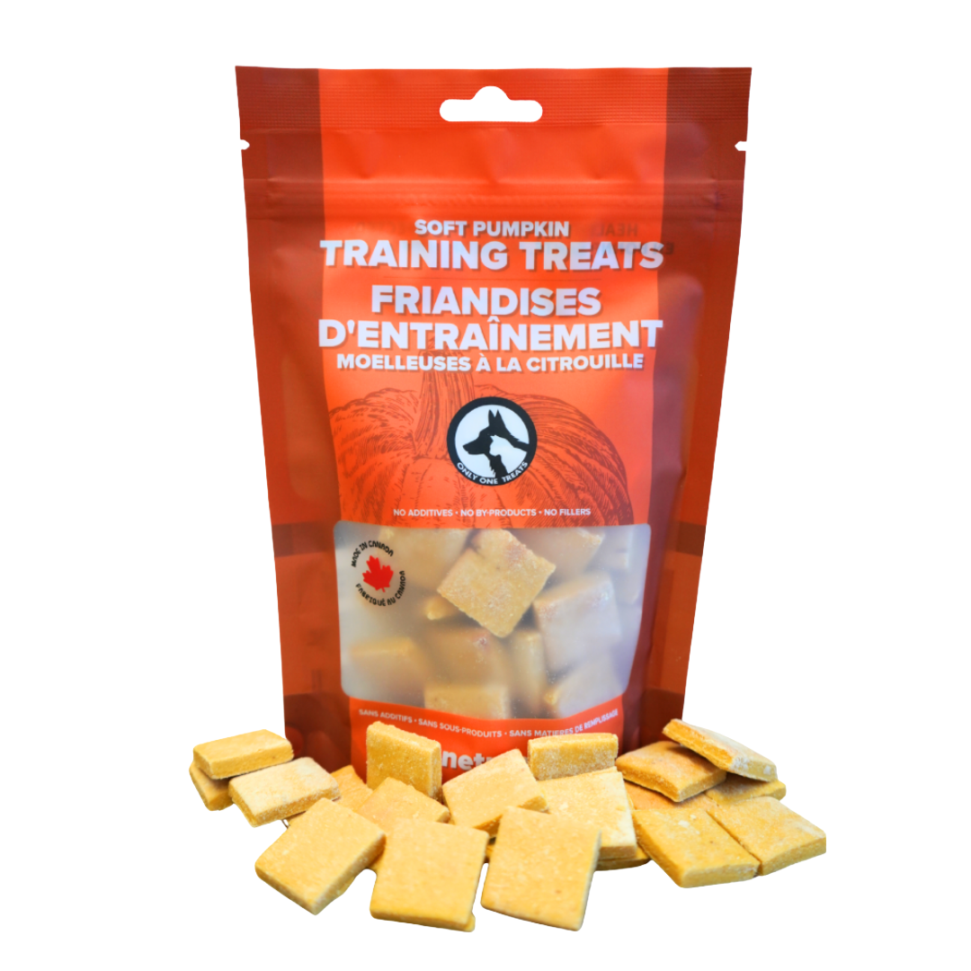 Gâteries d'entraînement à la citrouille, douces et fraîches 170g