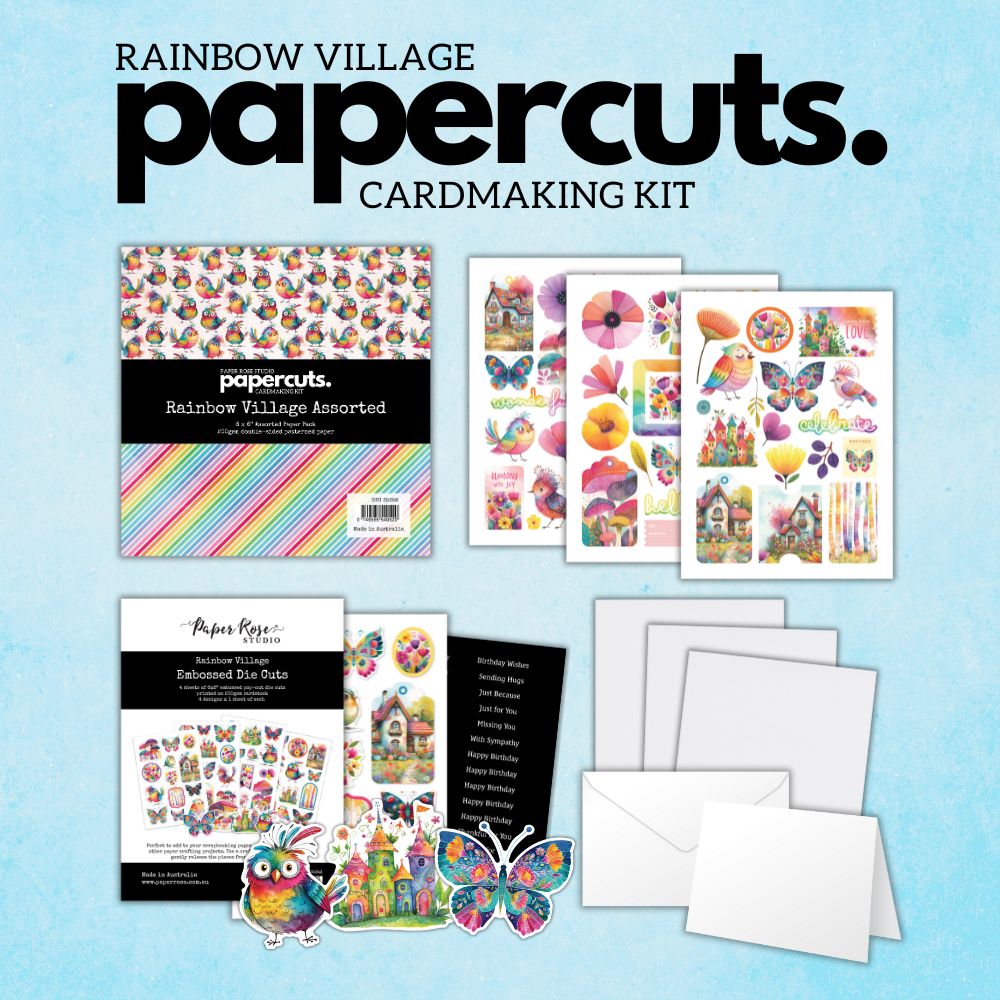Kit de carterie Rainbow Village Papercuts 35358