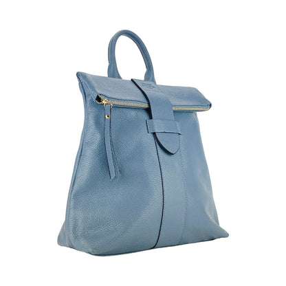 RENATO BORZATTA Sac à Dos Moderne Souple pour Femme – Cuir Véritable, Fabriqué en Italie