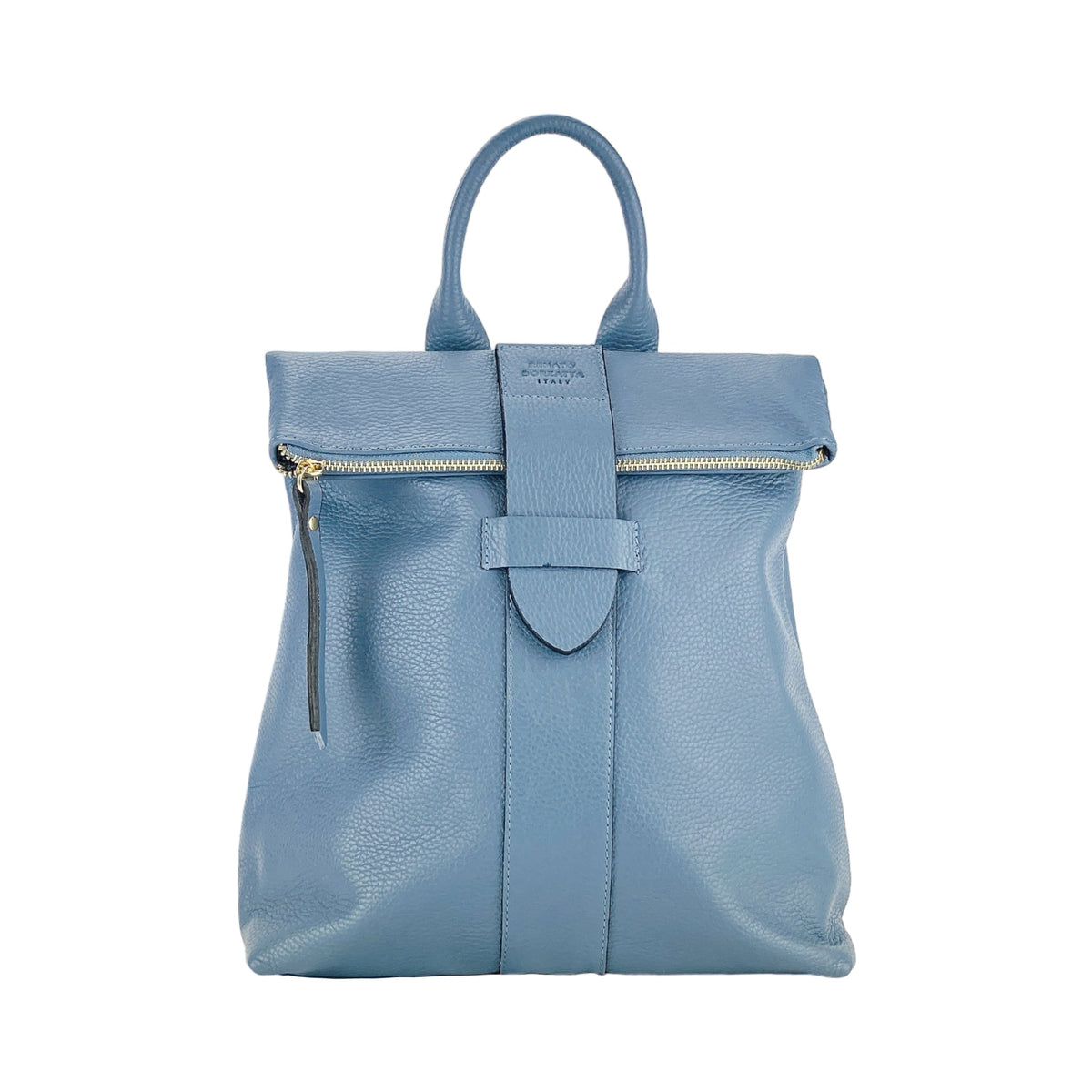 RENATO BORZATTA Sac à Dos Moderne Souple pour Femme – Cuir Véritable, Fabriqué en Italie