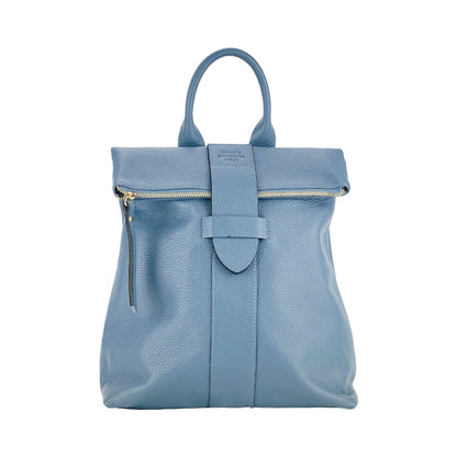 RENATO BORZATTA Sac à Dos Moderne Souple pour Femme – Cuir Véritable, Fabriqué en Italie