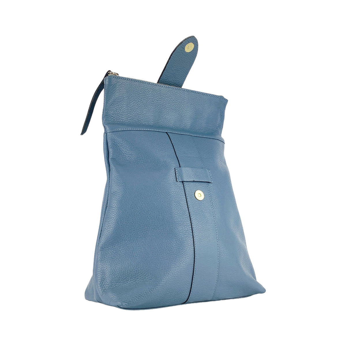 RENATO BORZATTA Sac à Dos Moderne Souple pour Femme – Cuir Véritable, Fabriqué en Italie