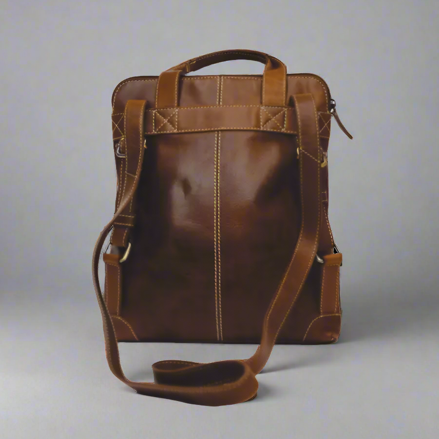 Sac à dos en cuir Rugged Earth