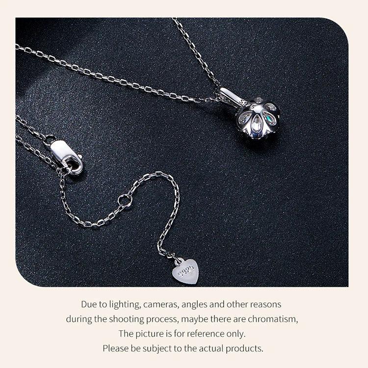 Petal Perfection 1ct Moissanite Sterling Silver Pendant Necklace