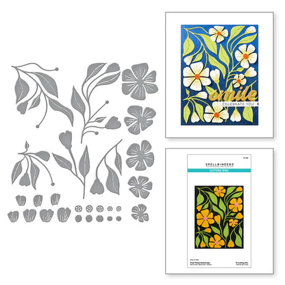 Matrices de découpe Fleurons de boutons d'or de la collection Fleurons