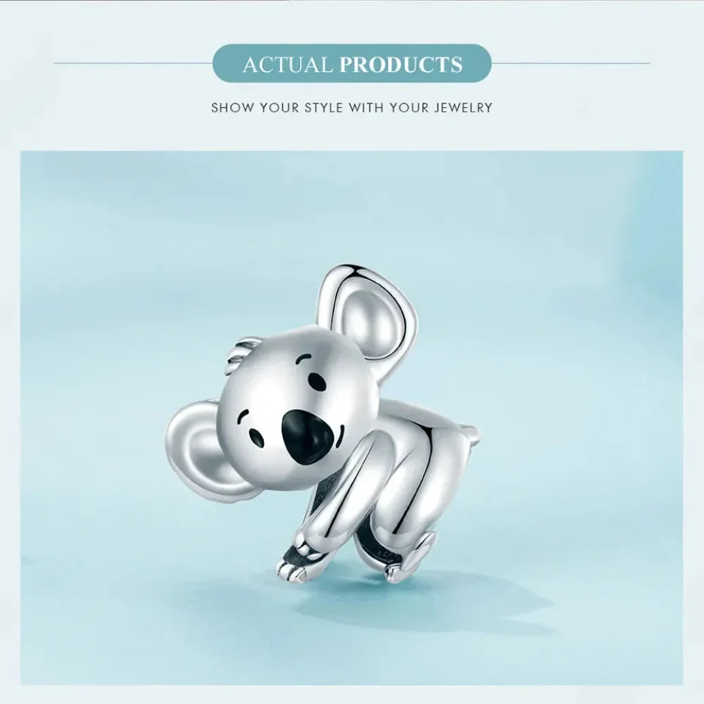 Genuine 925 Sterling Silver Pet Dog Charm For Bracelet - Poodle Dachshund Pendant